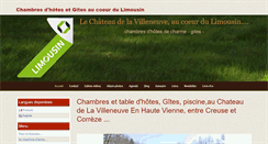 Desktop Screenshot of chateau87.com