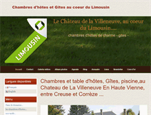 Tablet Screenshot of chateau87.com